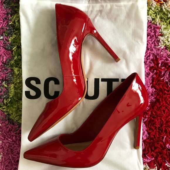 Schutz Farrah Patent Leather Dress Pump, red 9 - Picture 2 of 9